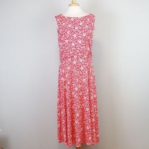 Jessica Howard Floral A-line Dress Size 16
